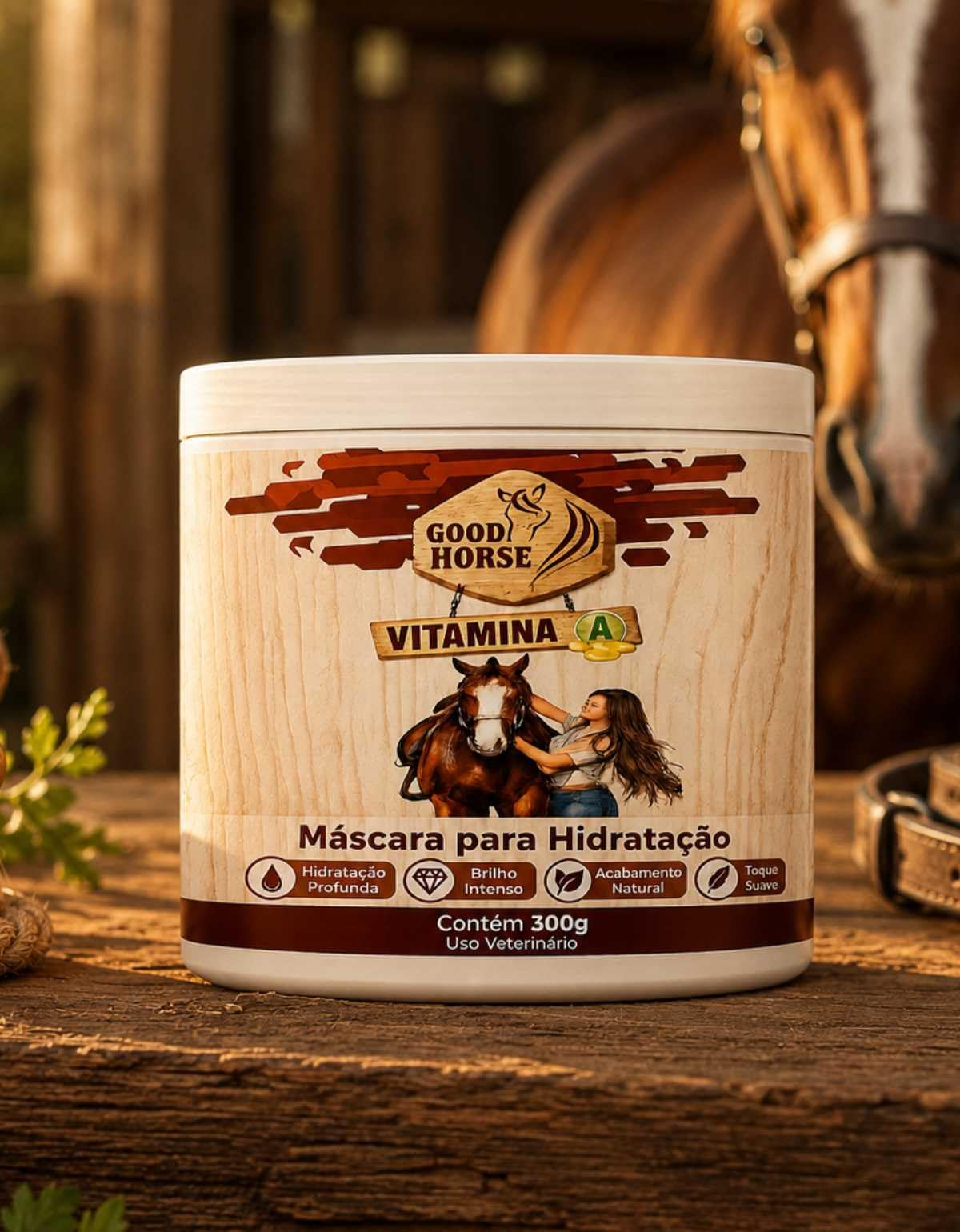 Pote da Máscara de Hidratação Good Horse Vitamina A 300g