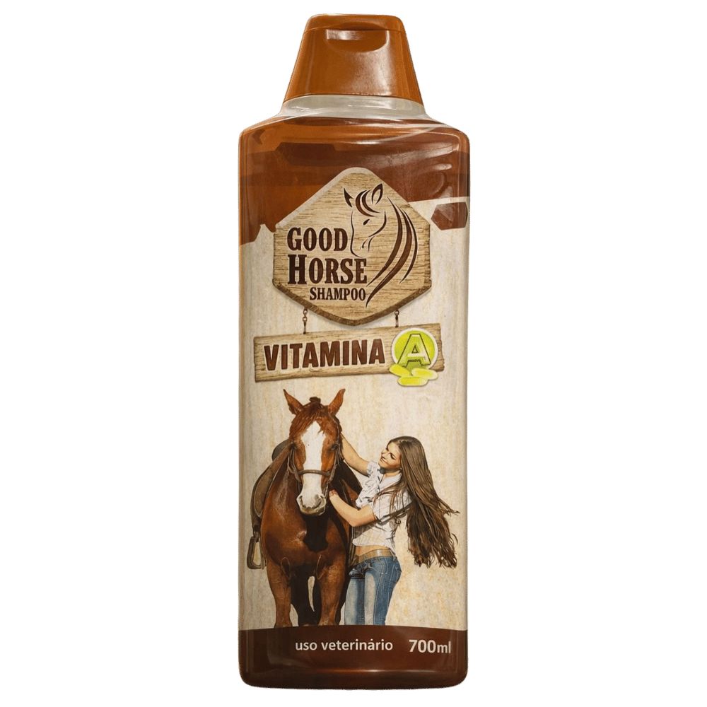 Frasco do Shampoo Good Horse Equino Vitamina A 700ml