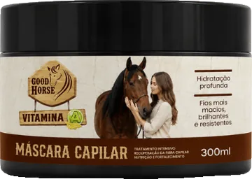 Embalagem Good Horse mascara capilar